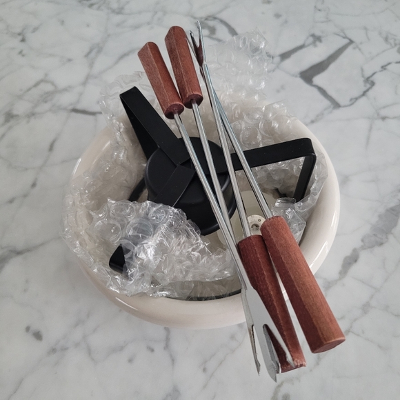 Vintage OBO Chocolate Fondue Set - Picture 4 of 6